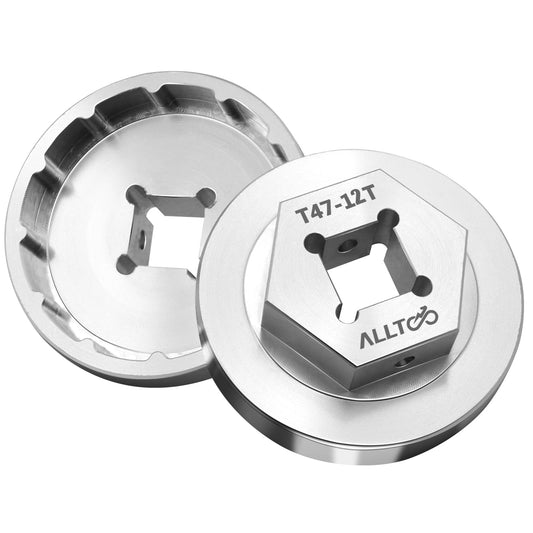 12-notch 52.2 mm T47 bottom bracket socket tool