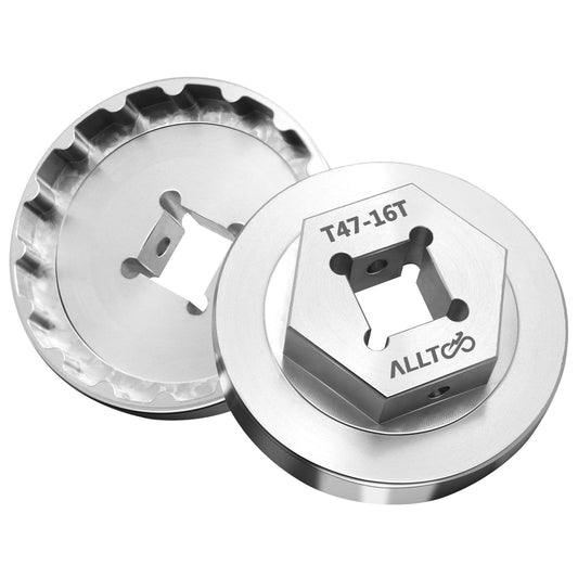 16-notch 52.2 mm T47 bottom bracket socket tool