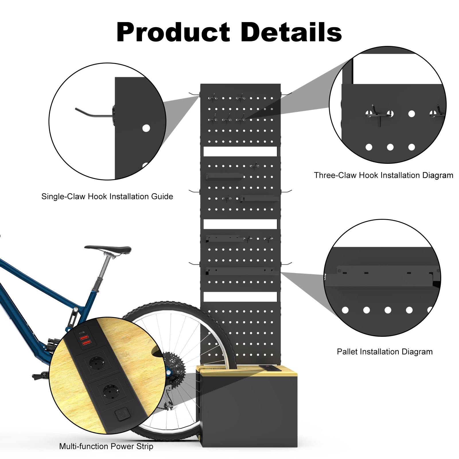 bike rack storage box in apartment balcony compact design