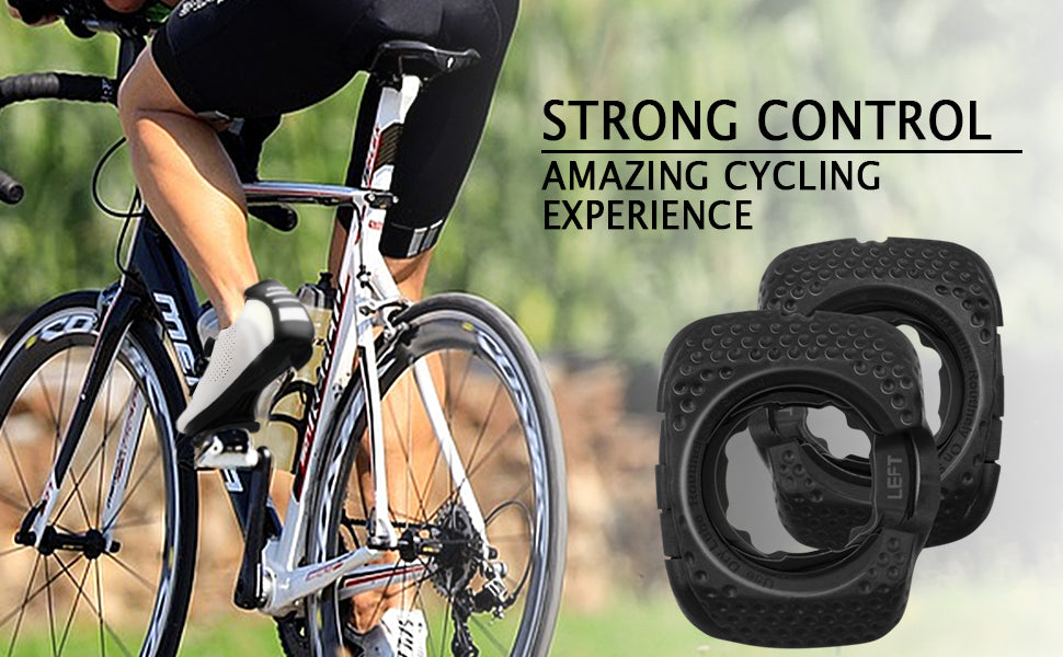 Quick Release Cycling Cleats - Self-Locking Aerodynamic Wide Platform - Image 5