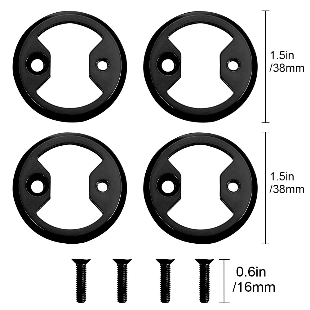 Titanium Pedal Cleat Plate Bow Tie | GodLOL Wahoo Speedplay PRO MTB Compatible