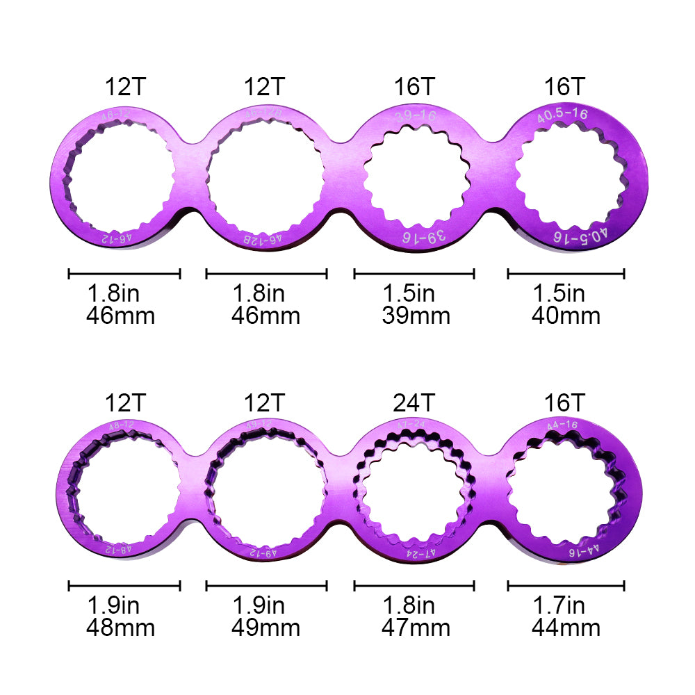 8-in-1 Bike Bottom Bracket Wrench - Fits 90% of Market Bikes - Image 2