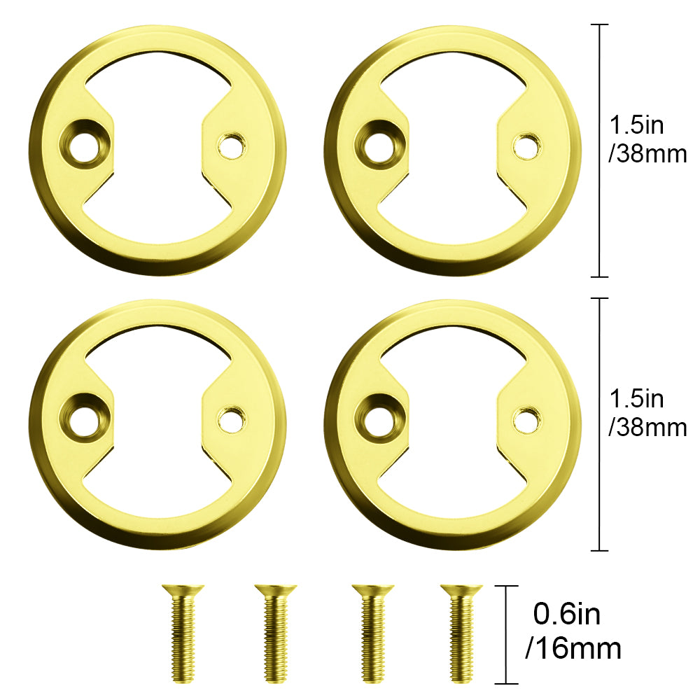 Titanium Pedal Cleat Plate Bow Tie | GodLOL Wahoo Speedplay PRO MTB Compatible