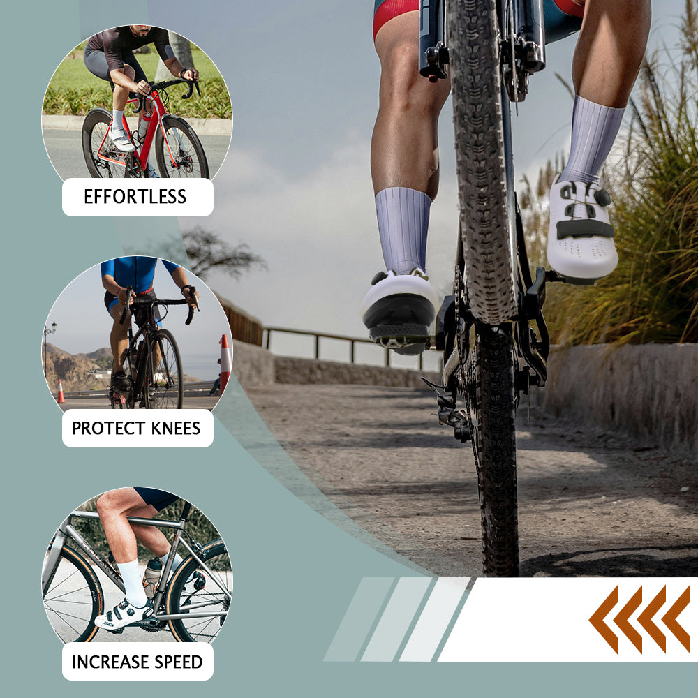 Quick Release Cycling Cleats - Self-Locking Aerodynamic Slim Profile - Image 9