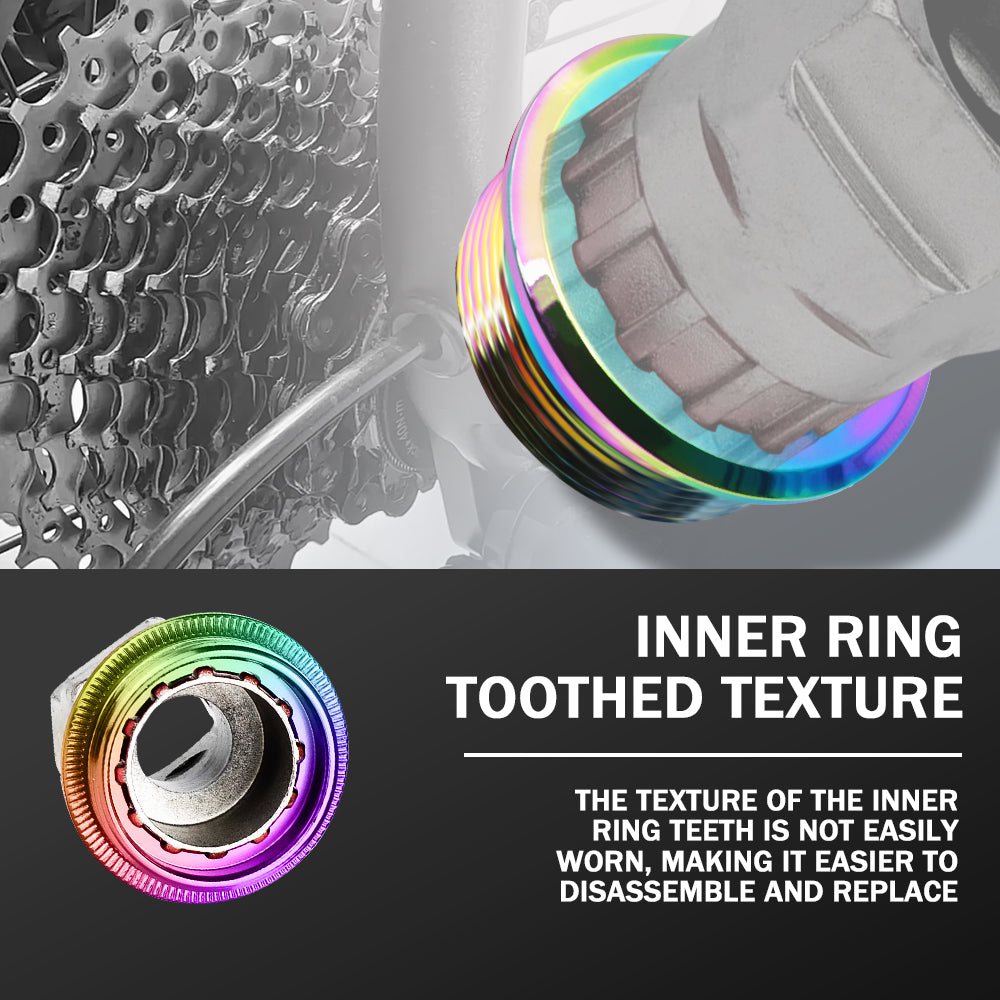 12-Speed Titanium Alloy Freewheel Lockring Cover - MS Hub - Image 5