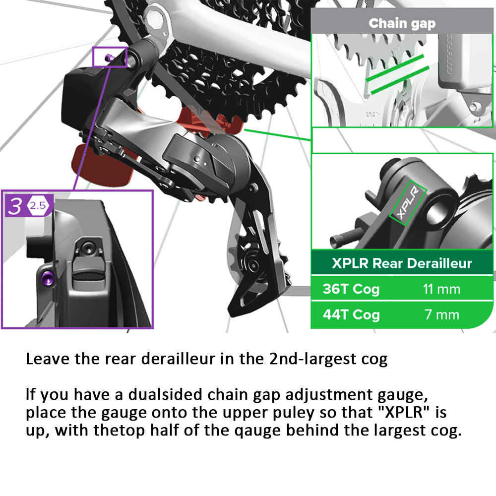SRAM XPLR / AXS Eagle B-Gap Chain Gauge Adjustment Tool - View 6