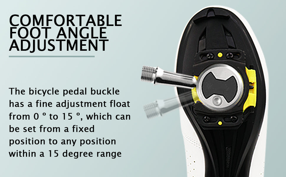 Quick Release Cycling Cleats - Self-Locking Aerodynamic Slim Profile - Image 6