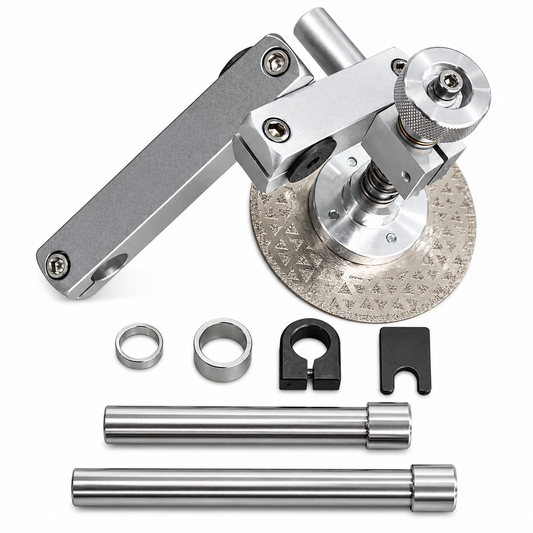 Bike Disc Brake Mount Facing Tool, Precision Brake Post Resurfacing Kit for Road/MTB, Fits 100/110/135/142/148mm Hubs