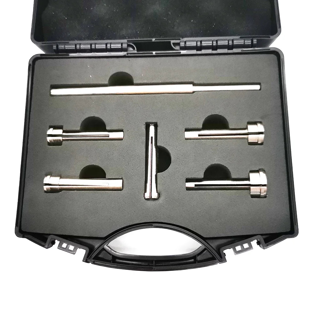 Bicycle wheel hub bearing removal and disassembly tool set