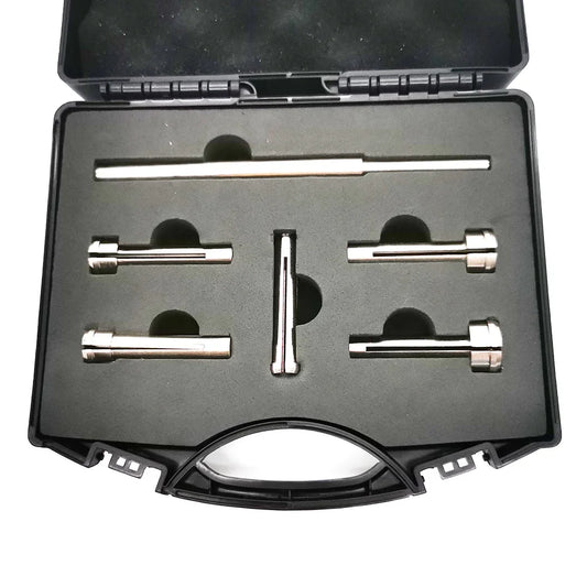 Bicycle wheel hub bearing removal and disassembly tool set